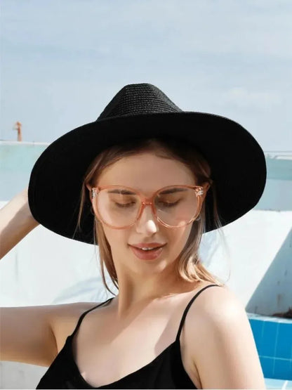 Kingston XL Straw Panama Hat – UPF 50+ Wide Brim Summer Sun Hat (61-63cm)