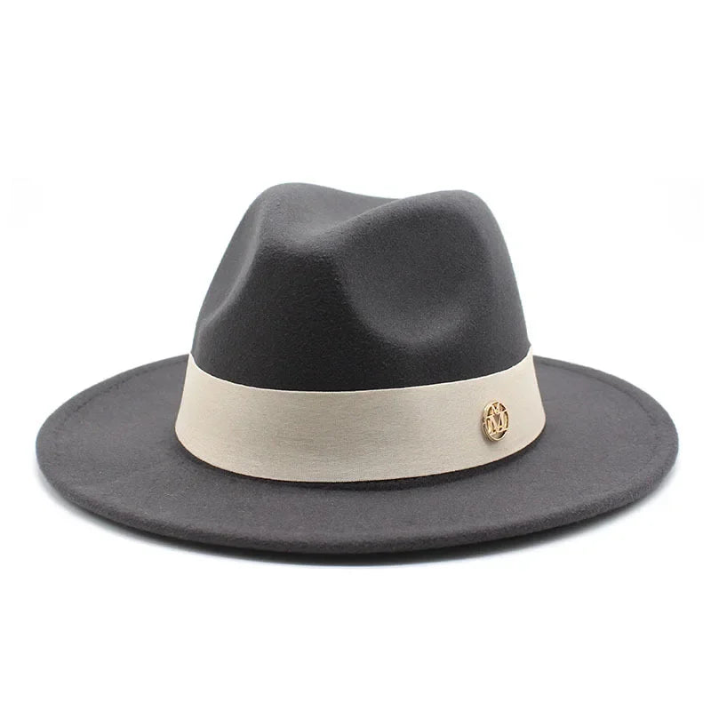 Ascot Formal Fedora in Dark Grey