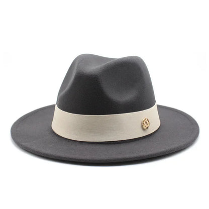 Ascot Formal Fedora in Dark Grey