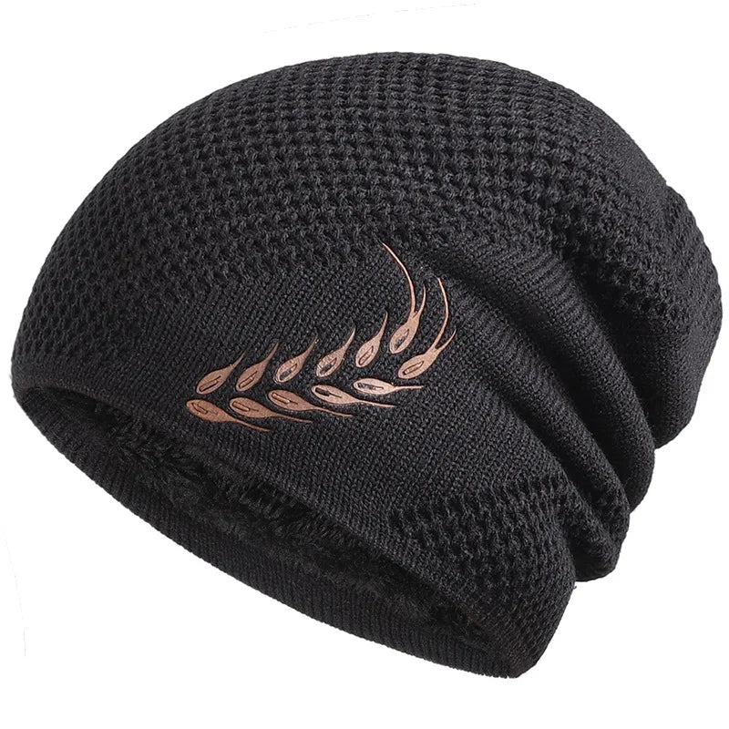 Spike Winter Lined Knitted Beanie - Urban Caps