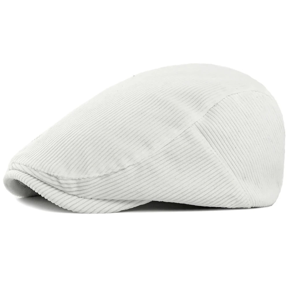 Pitlochry Wool Ivy Cap in White