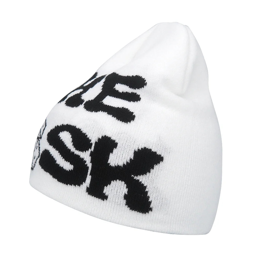 The Skullcap | Y2K Letter Knitted Hip Hop Beanie | Urban Caps NZ