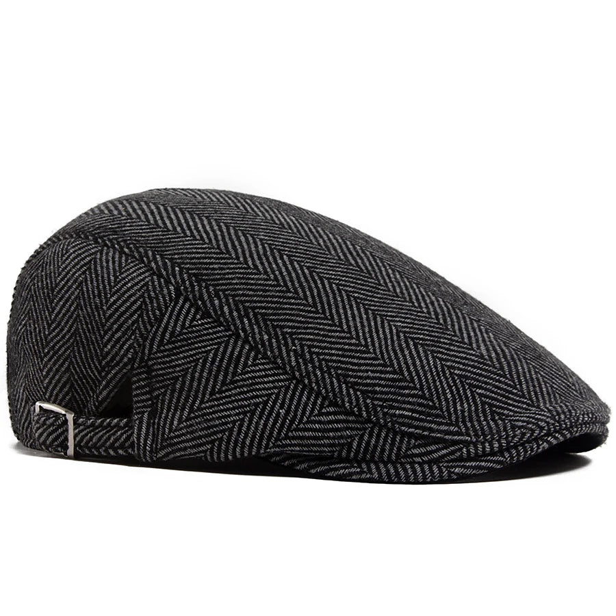 Heritage Herringbone Ivy Cap | British Country Flat Cap | Urban Caps NZ
