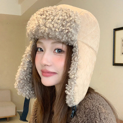 Tundra Fleece-Lined Trapper Hat in Khaki