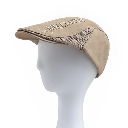 Cotton Mesh Ivy Cap | Heritage Gentleman's Flat Cap | Urban Caps NZ