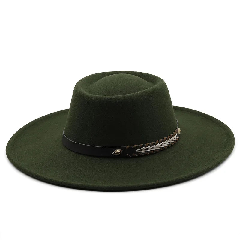 Kingsman Wide-Brim Pork Pie Hat