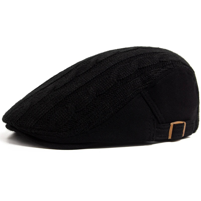 Soft-Top Knitted Ivy Cap | Scottish Winter Flat Cap | Urban Caps NZ