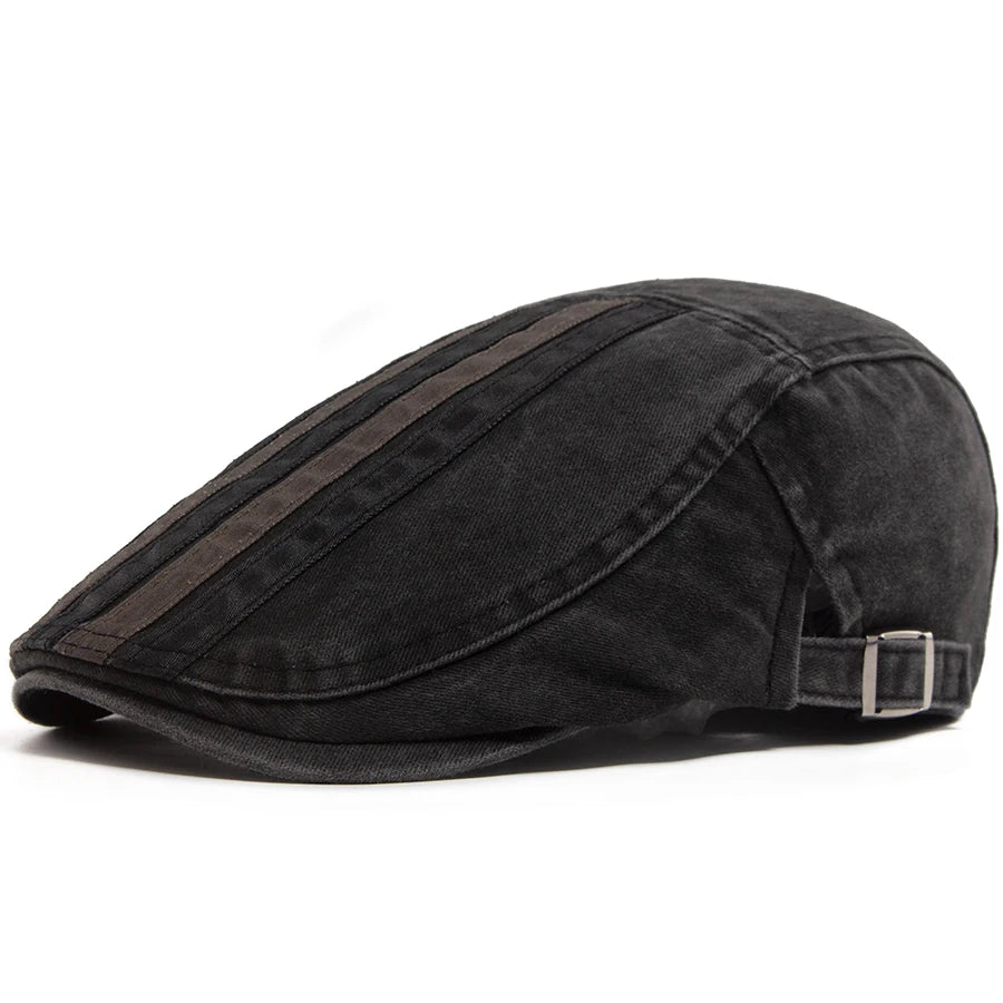 Washed Patchwork Ivy Cap | Five Panel Flat Hat | Urban Caps NZ