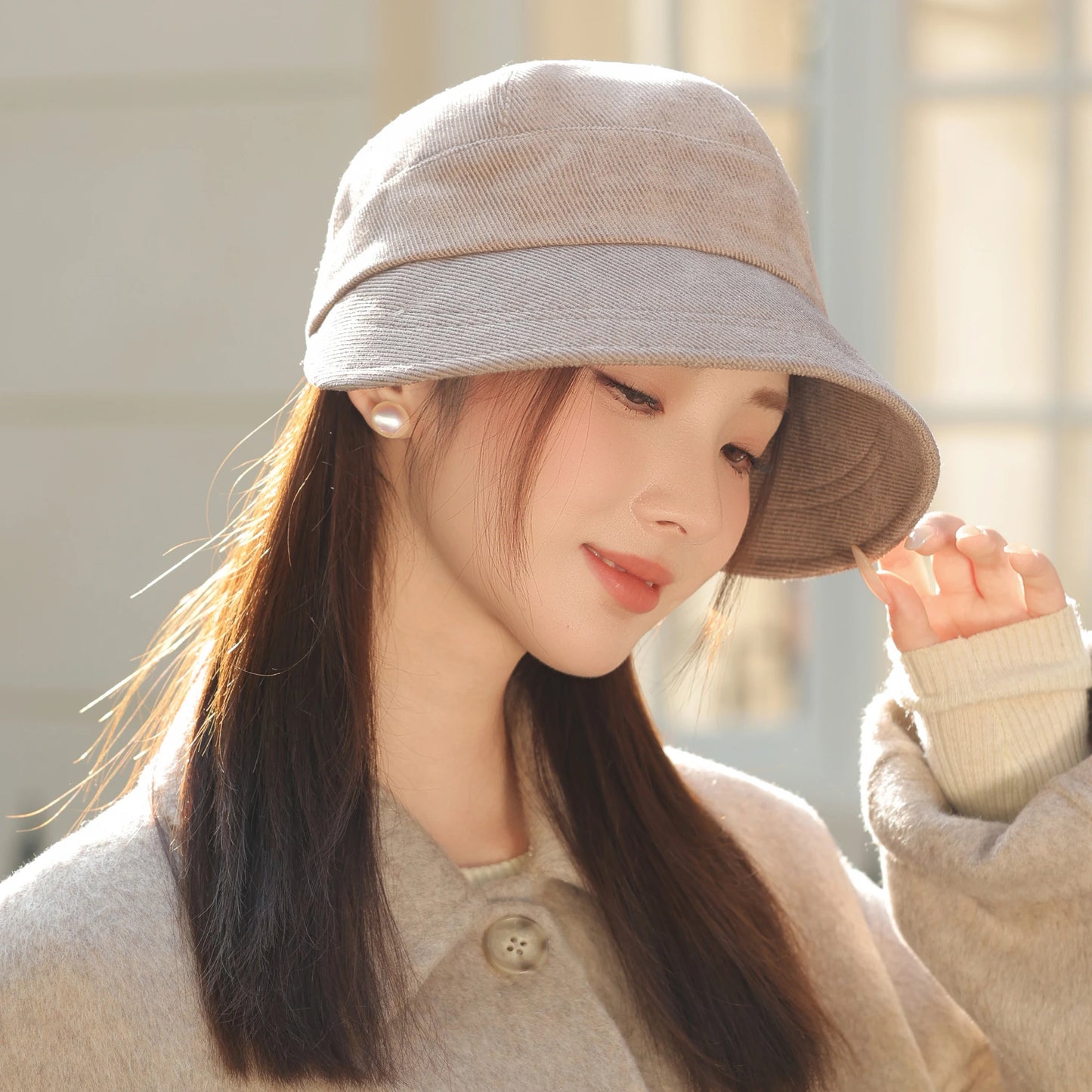 Kew Gardens Bow-Trim Bucket Hat