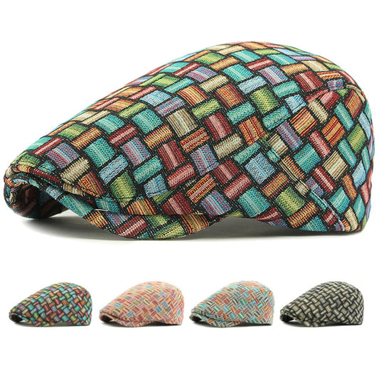 Granada Plaid Artist Beret