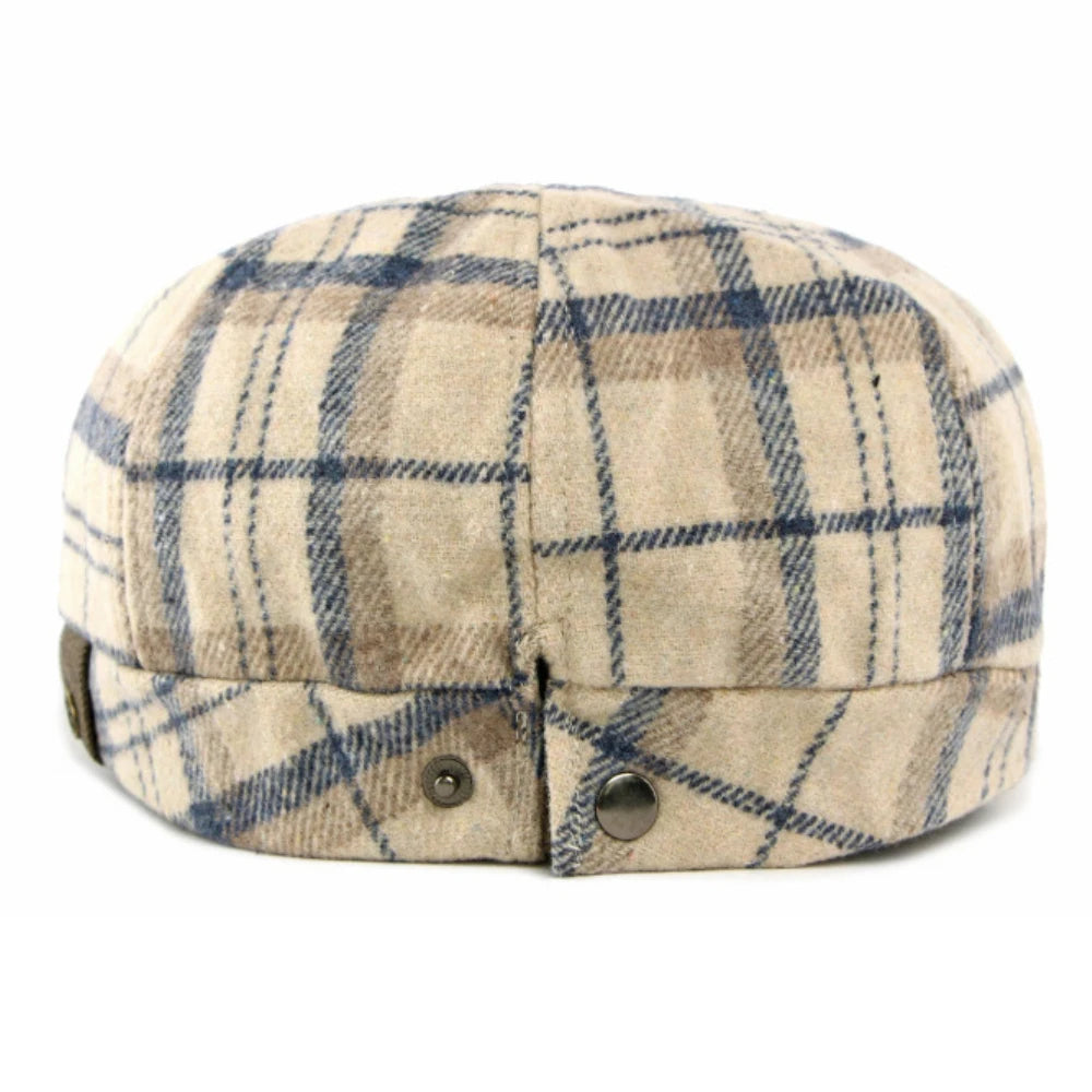 Bilbao Plaid Artist Beret