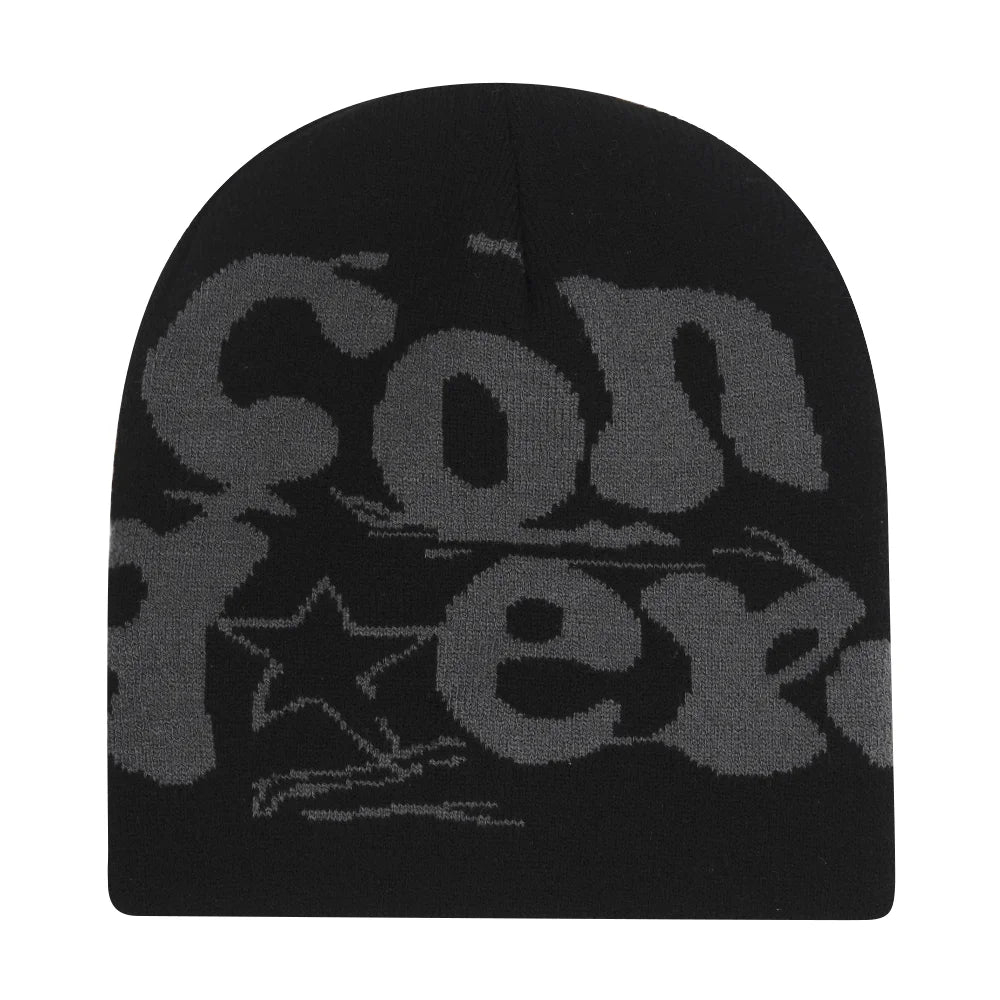 The Skullcap | Y2K Letter Knitted Hip Hop Beanie | Urban Caps NZ