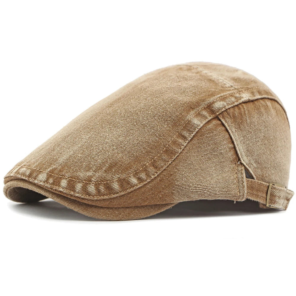 Falmouth Cotton Sun Beret in Khaki