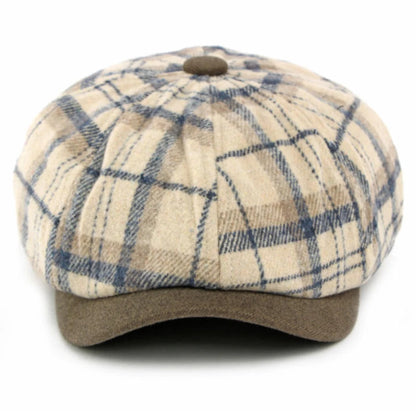 Bilbao Plaid Artist Beret