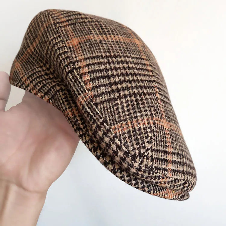 Canterbury Plaid Newsboy Cap
