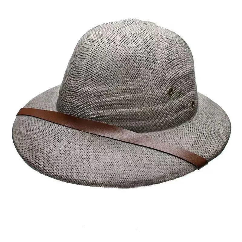 Ranger Straw Jungle Hat in Grey