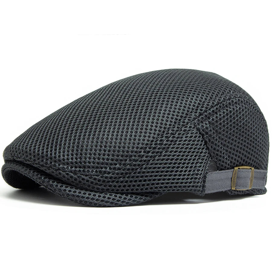 Breathable Mesh Ivy Cap | Country Summer Flat Cap | Urban Caps NZ