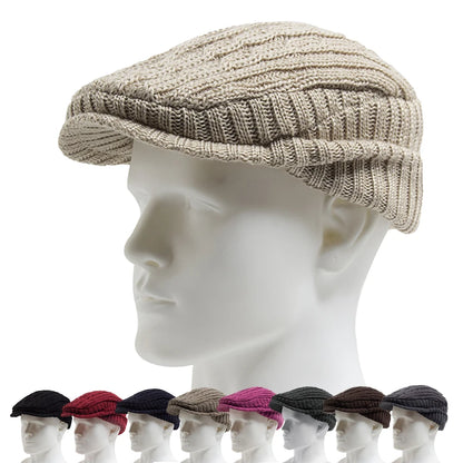 Knitted Earflap Ivy Cap | Scottish Country Flat Cap | Urban Caps NZ