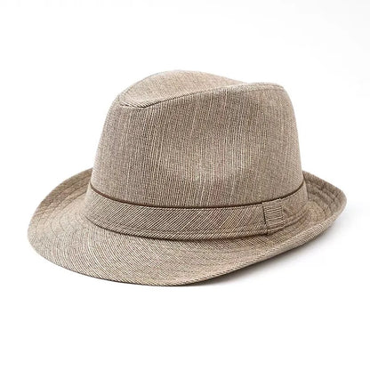 Torquay Curled-Brim Sun Hat in Khaki