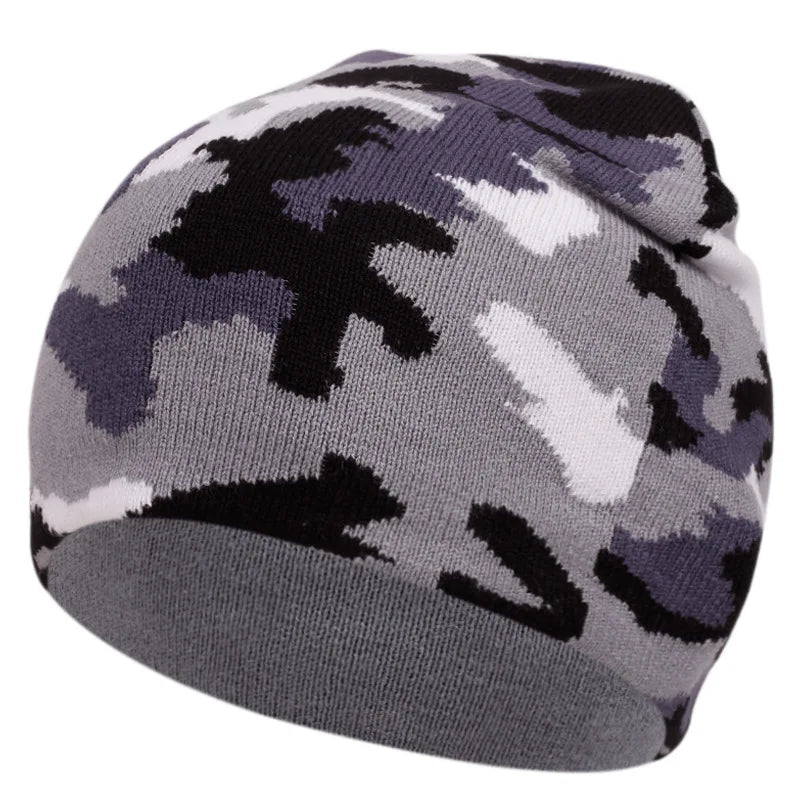 The Ridgeway | Camouflage Knitted Street Style Beanie | Urban Caps NZ