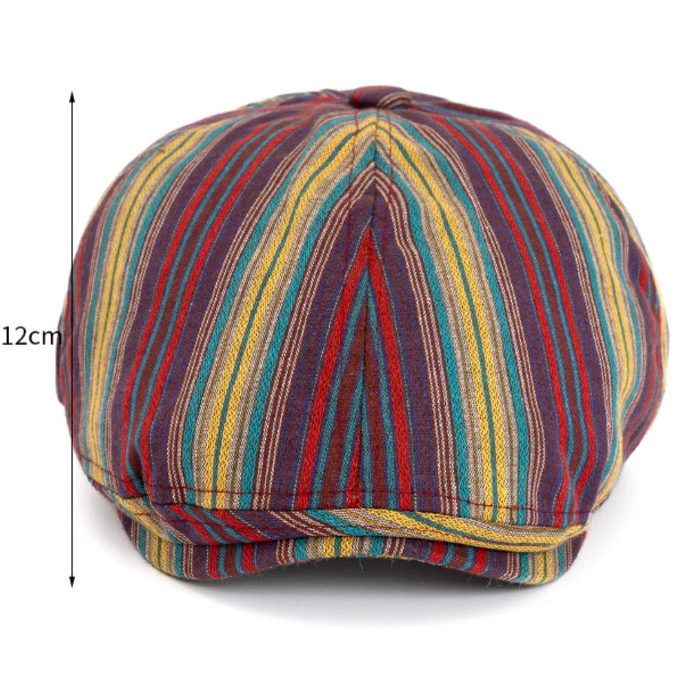 Cordoba Striped Artist Beret