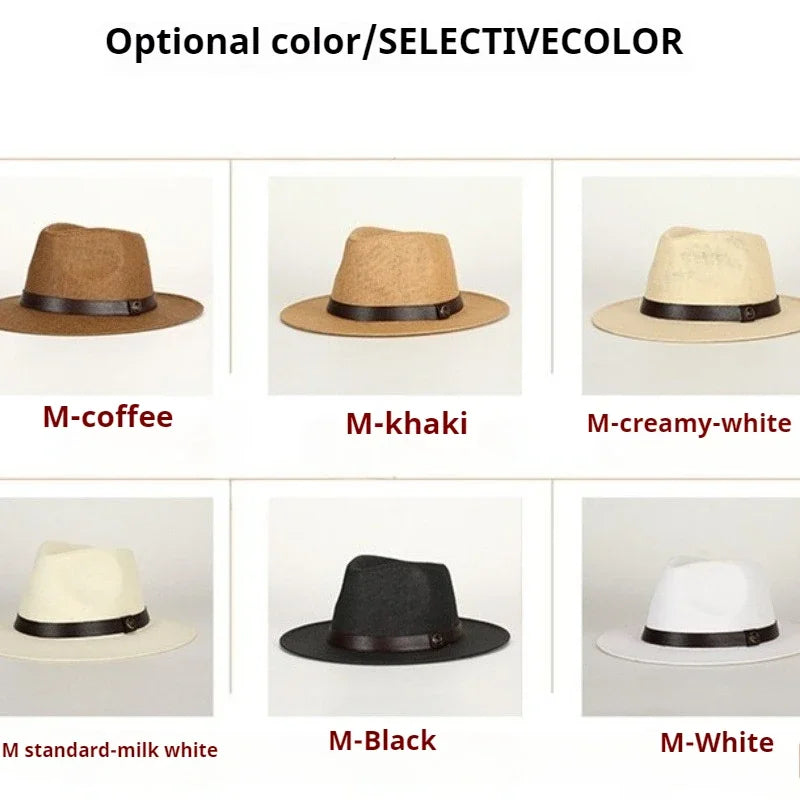 Ashcombe Woven Panama-Style Fedora