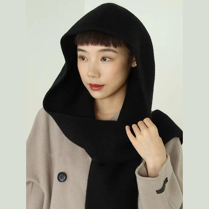 Cumbria Wool Hooded Scarf