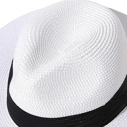Kingston XL Straw Panama Hat – UPF 50+ Wide Brim Summer Sun Hat (61-63cm)