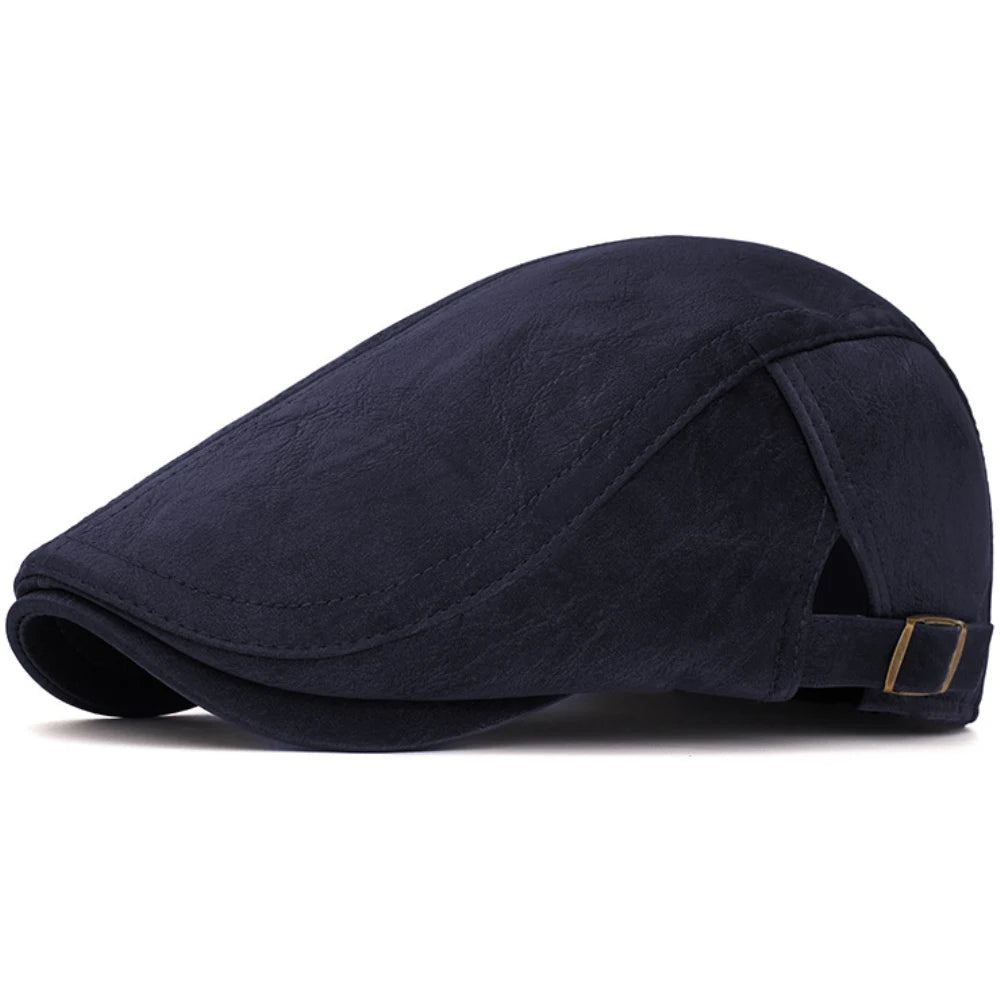 Strasbourg Premium Artist Beret in Navy Blue