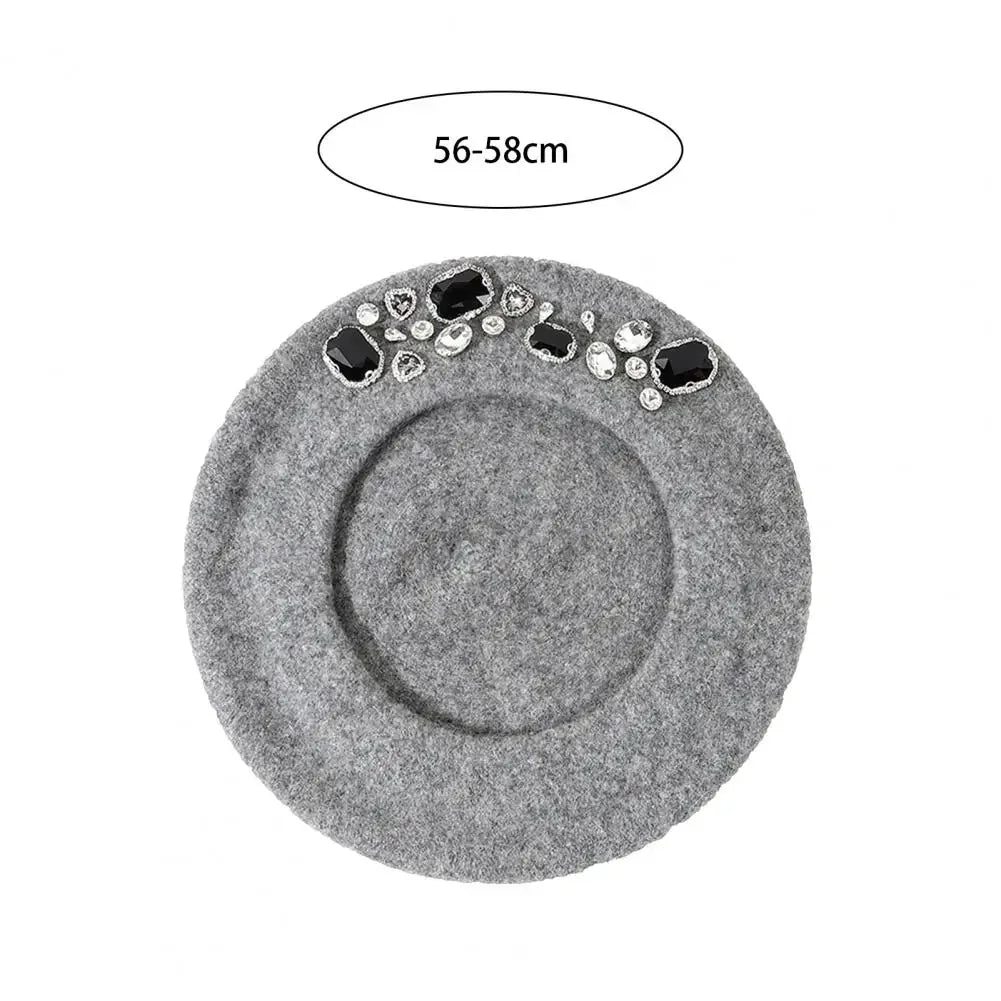 Montmartre Rhinestone Wool Beret