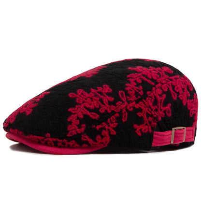 Floral Print Ivy Cap | Country Garden Flat Cap | Urban Caps NZ