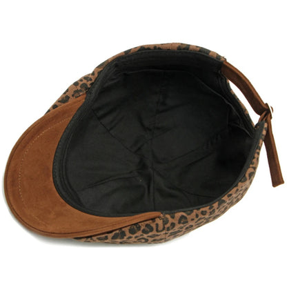 Biarritz Leopard-Print Beret