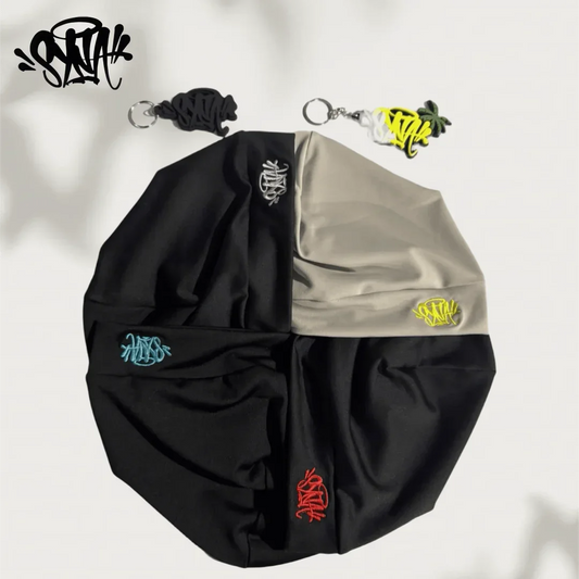 The Syna | Skull Embroidery Street Knitted Beanie | Urban Caps NZ