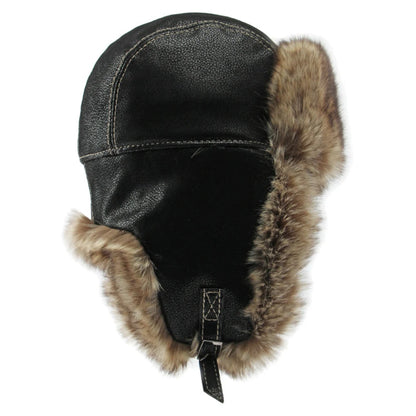 Khatanga Faux Leather Trapper Hat