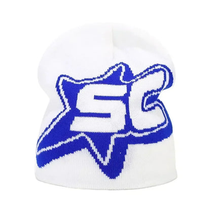 The Skullcap | Y2K Letter Knitted Hip Hop Beanie | Urban Caps NZ