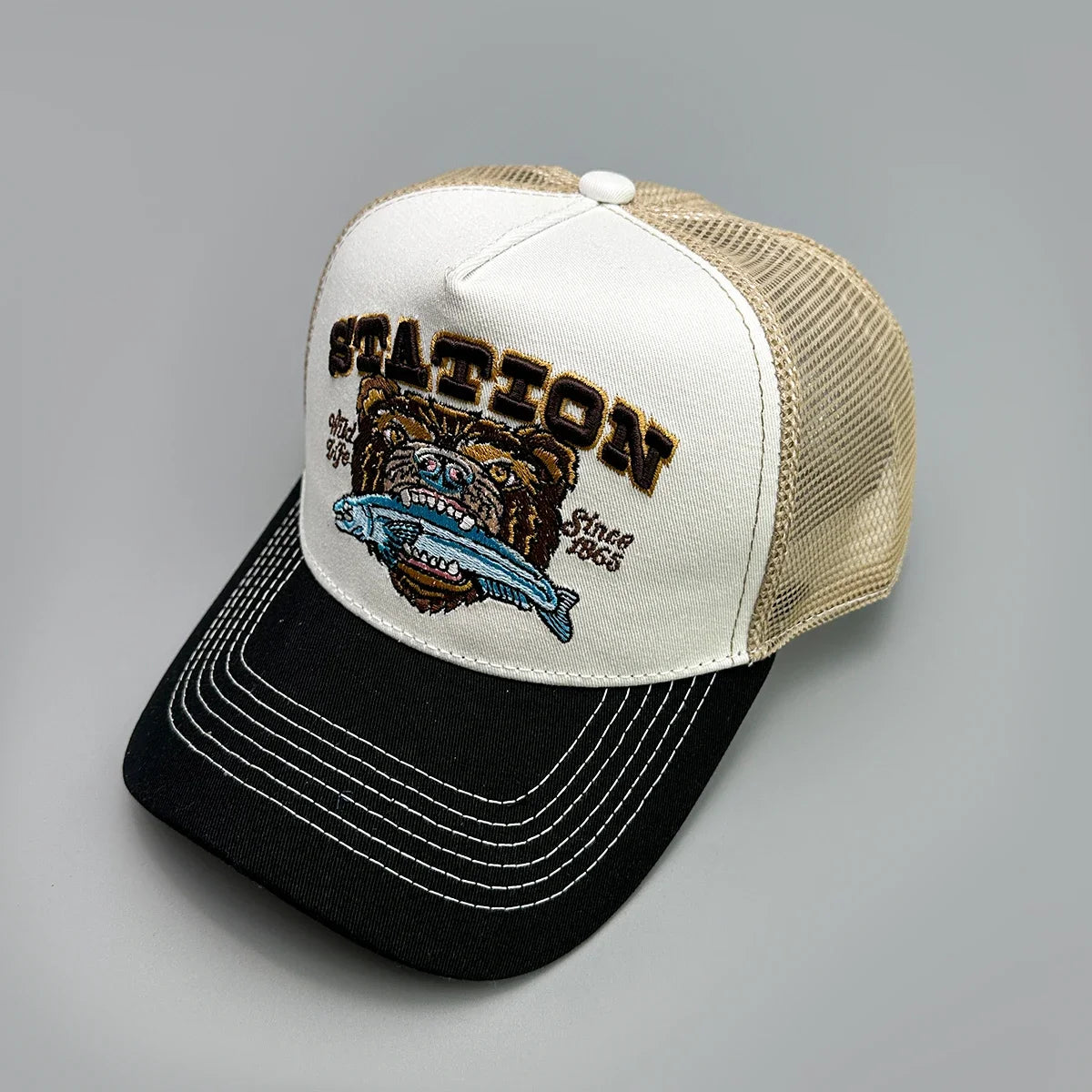 Yellowstone Wildlife Embroidered Cap in Lm