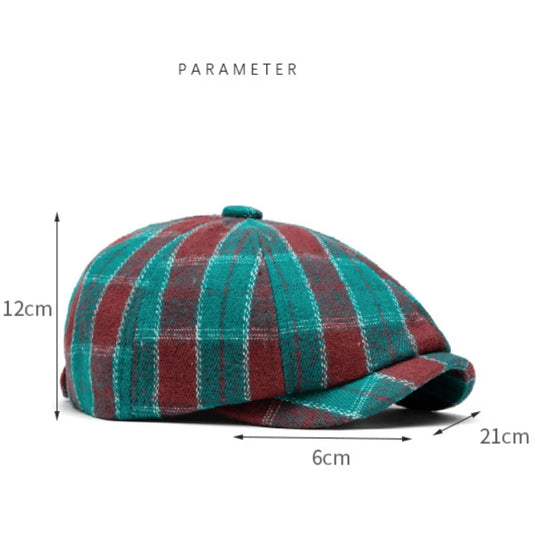 Nimes Plaid Artist Beret