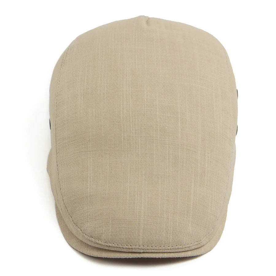 Breathable Linen Ivy Cap | Milan Driving Flat Cap | Urban Caps NZ