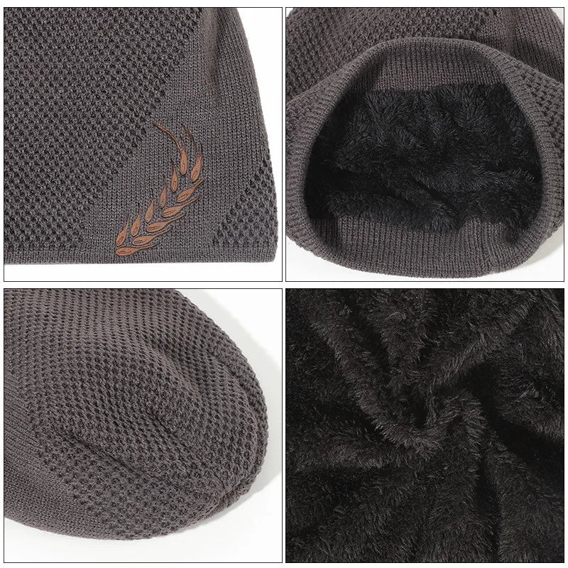 Spike Winter Lined Knitted Beanie - Urban Caps