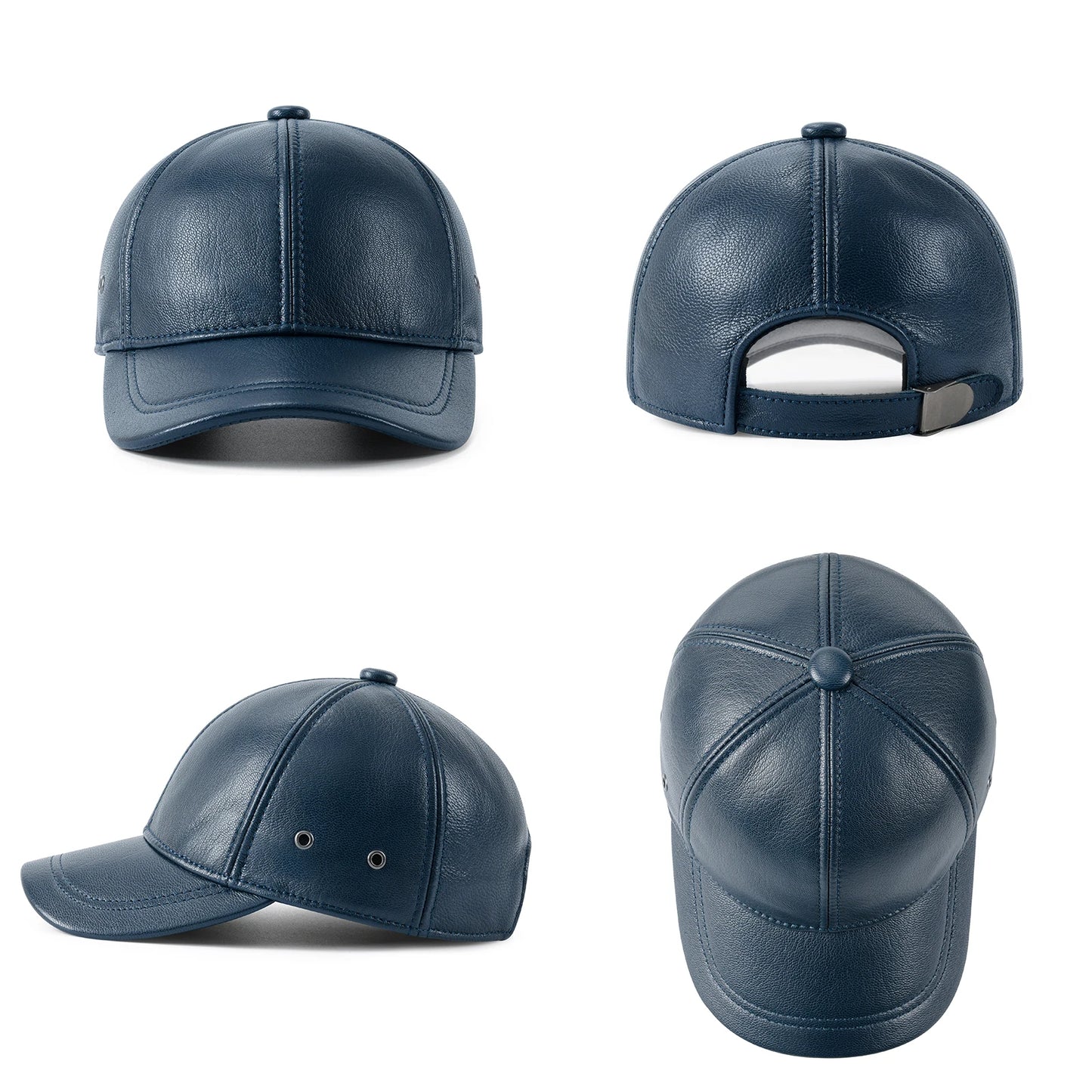 The Knightsbridge | Men's Genuine Cowhide Leather Baseball Cap | Urban Caps NZ