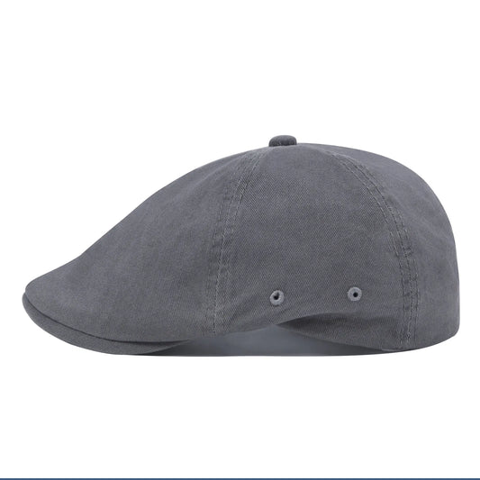The Thurles | Men's Washed Cotton 6-Panel Button Hunting Cap | Urban Caps NZ