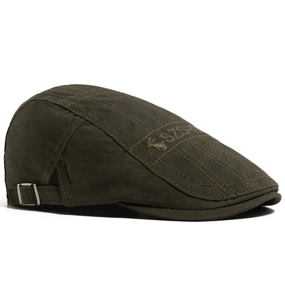 Embroidered Cotton Ivy Cap | Traditional Country Flat Cap | Urban Caps NZ
