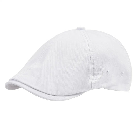 The Newmarket | Men's Cotton Twill Classic Ivy Flat Cap | Urban Caps NZ