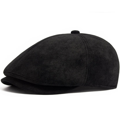 Faux Leather Newsboy Cap | English Gentleman's Cap | Urban Caps NZ