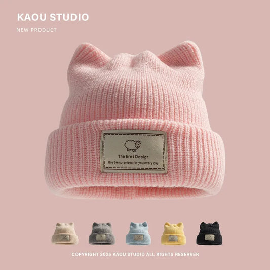 Seoul Cat Ear Knit Beanie