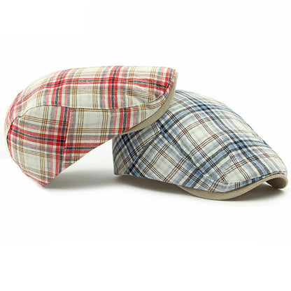 Lincoln Plaid Artist Beret