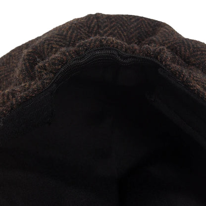 Herringbone Octagonal Newsboy Cap | British Winter Cap | Urban Caps NZ