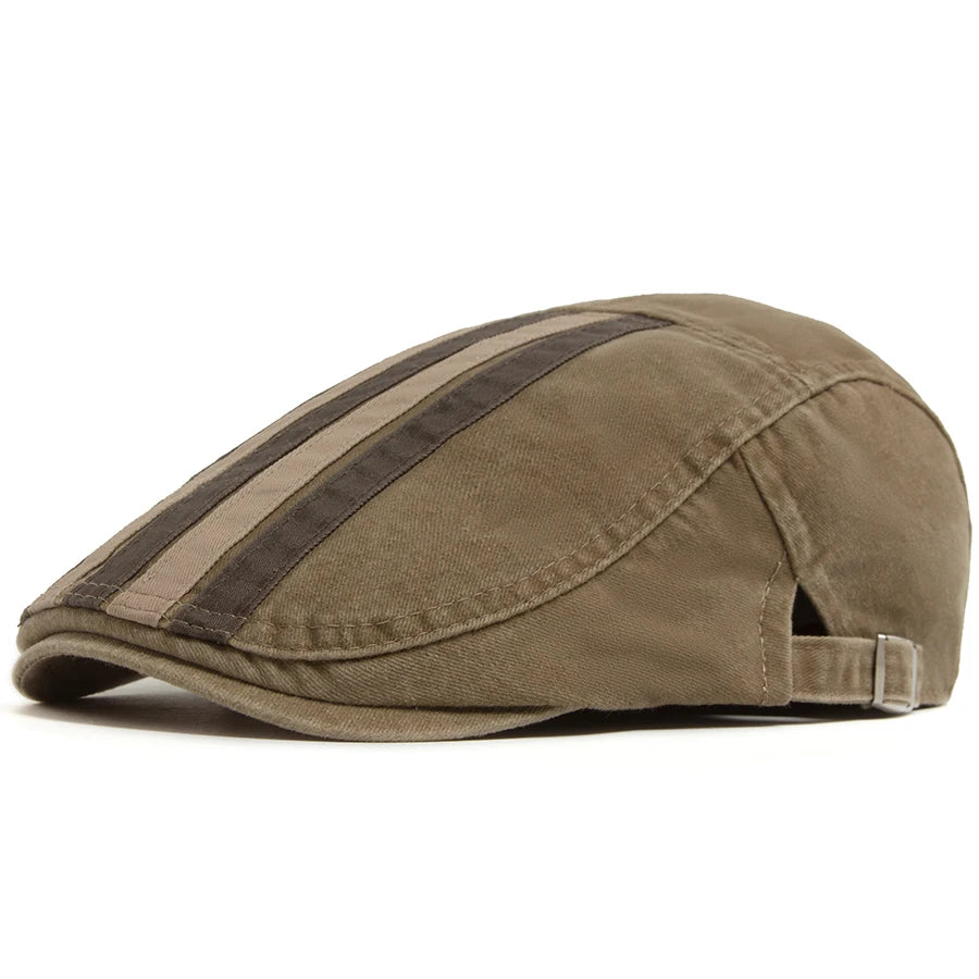 Washed Patchwork Ivy Cap | Five Panel Flat Hat | Urban Caps NZ