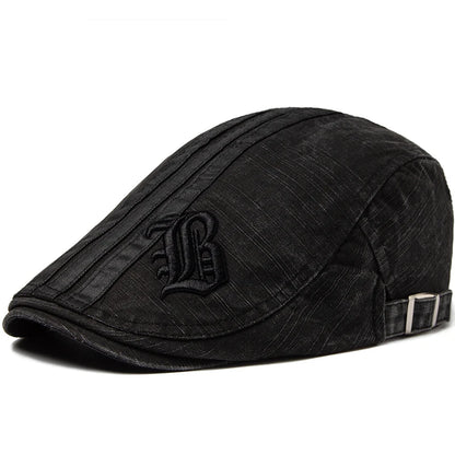 Embroidered Cotton Ivy Cap | Classic Gentleman's Flat Cap | Urban Caps NZ