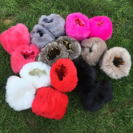 Belmont Faux Fur Wrist Warmers